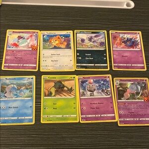 Pokemon Trading Cards Set of 8
